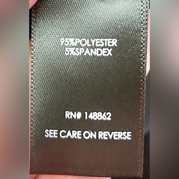 NWT Torrid Black Faux Wrap Skirt with Side Tie & Tulip Hem, Stretchy, Size 5X - Picture 10 of 13